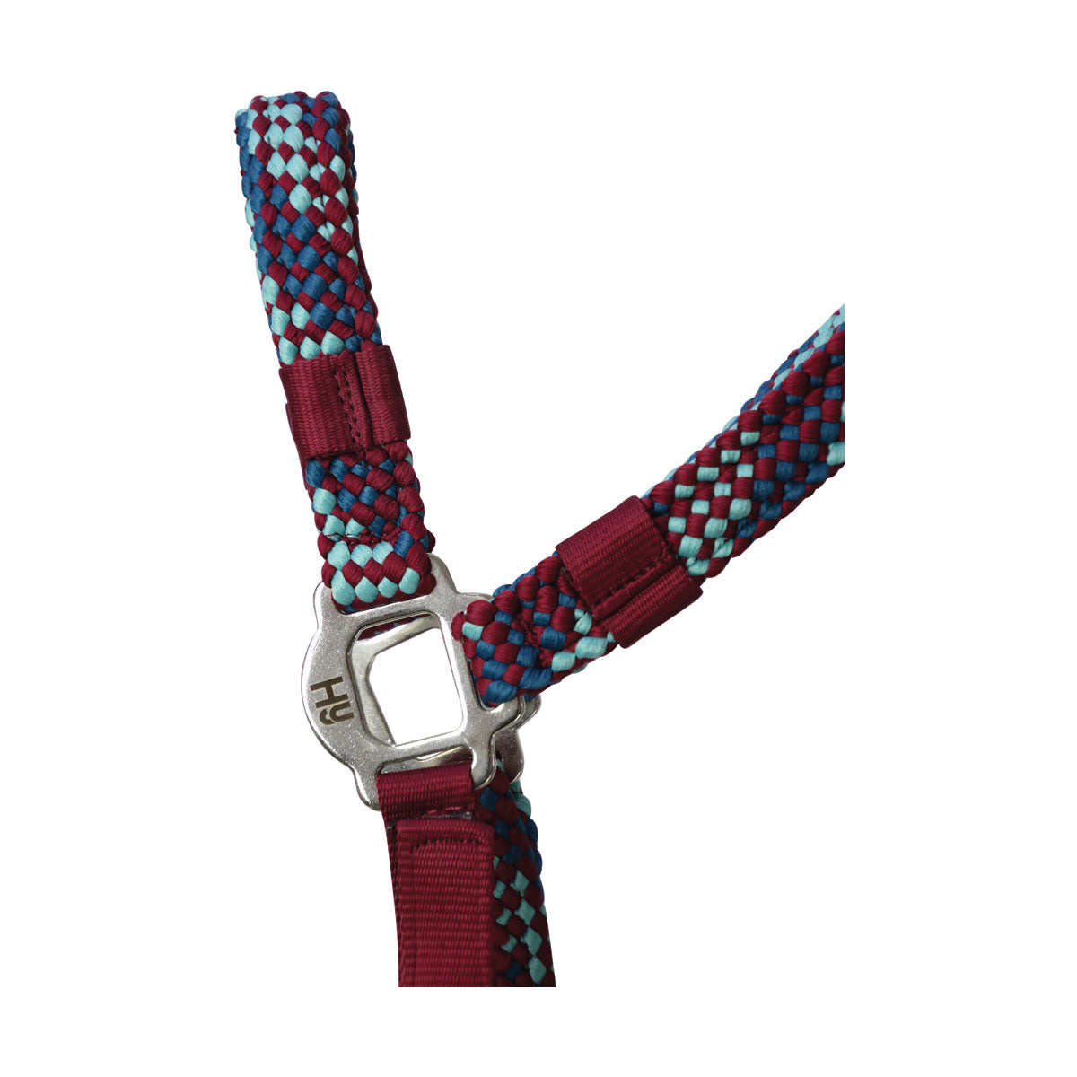 Hy Multicolour Adjustable Head Collar with Rope image 7