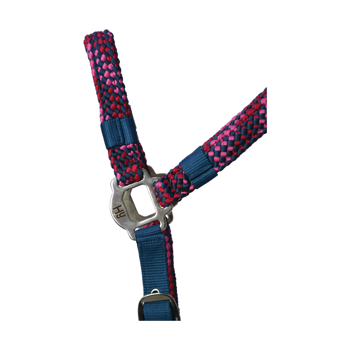 Hy Multicolour Adjustable Head Collar with Rope image 3