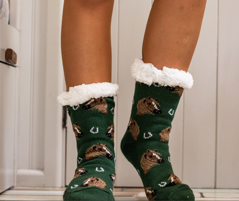 Bartleby Ladies Funky Cosy Socks - Chicken