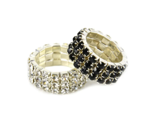 Lincoln Diamante Plaiting Bands