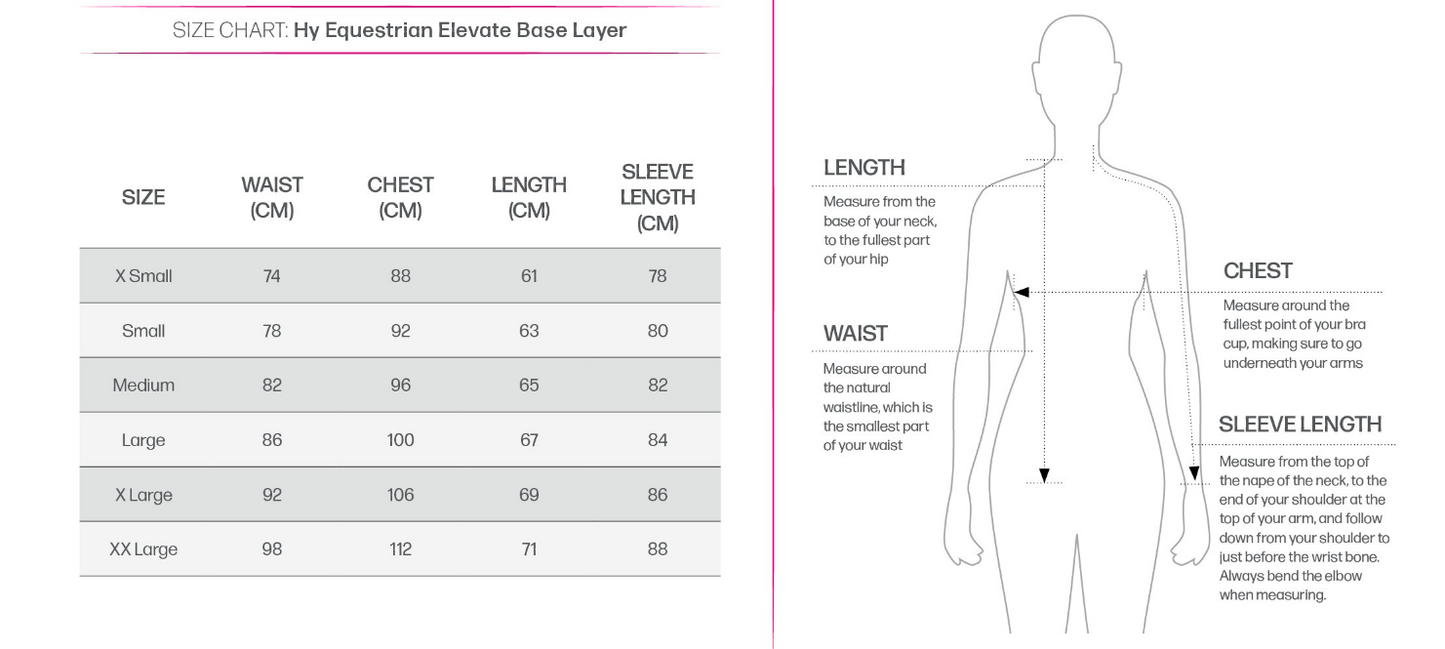 Hy Equestrian Elevate Ombre Base Layer