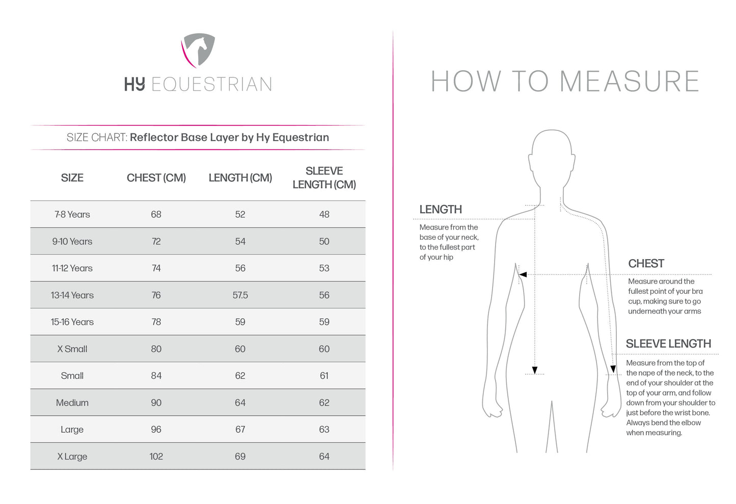 Hy Equestrian Reflector Base Layer image 8
