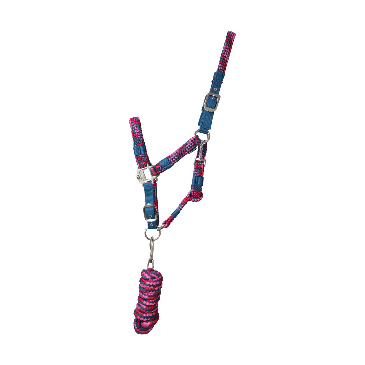 Hy Multicolour Adjustable Head Collar with Rope image 4