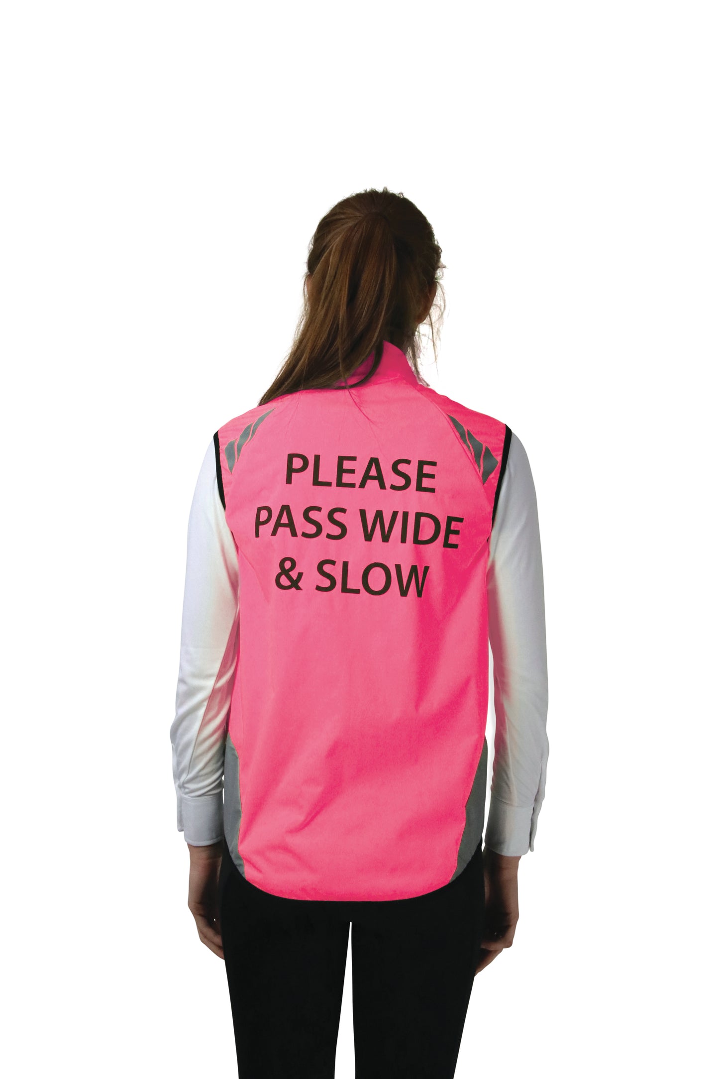 Reflector Gilet by Hy Equestrian - Pass Wide and Slow image 2