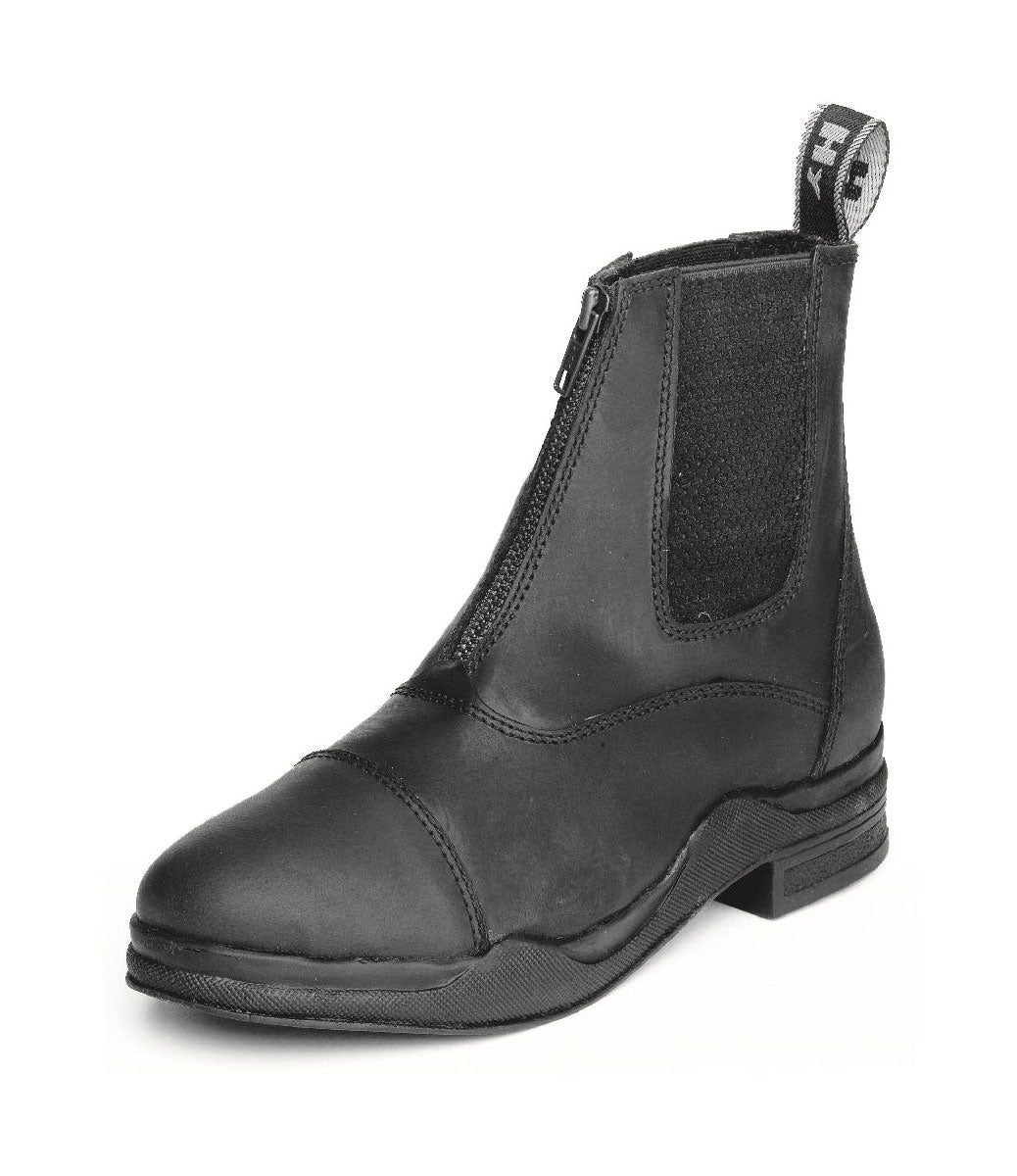 Hy Equestrian Wax Leather Zip Boot image 1