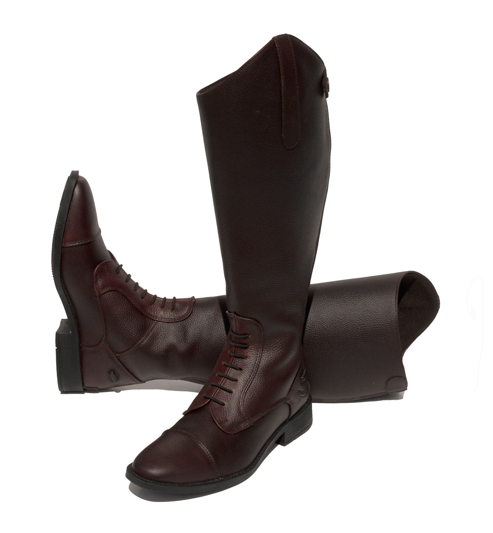 Rhinegold Elite Luxus Extra Wide Leather Riding Boot image 0