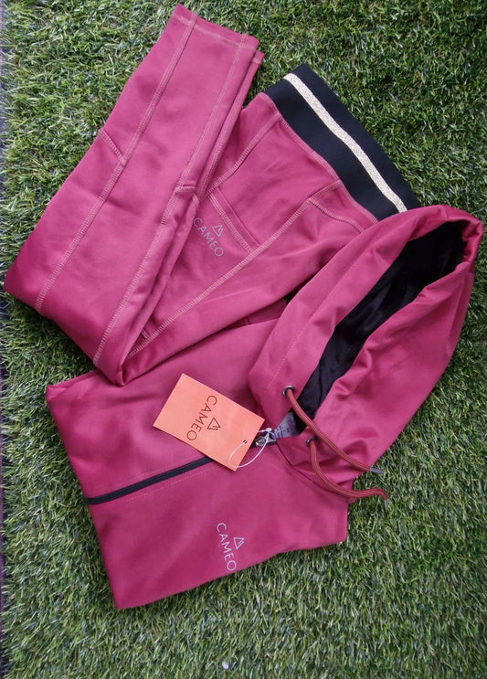  Cameo Equine Junior Winter Tights and Hoodie Set  image 0