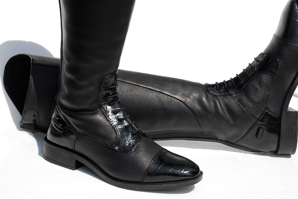 Rhinegold Elite Santorini Long Leather Riding Boots image 1