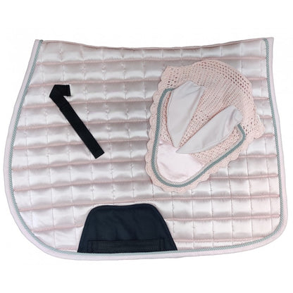 Satin Saddle pad &Fly Veil Set image 4