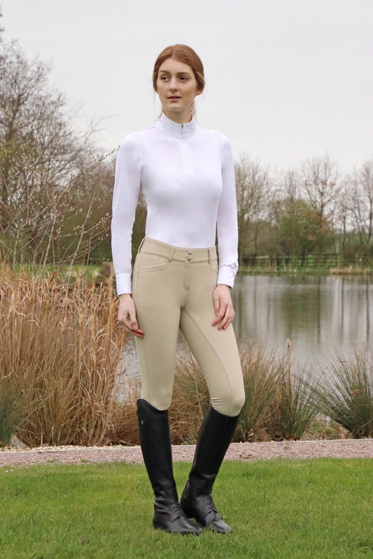 Hy Equestrian Arctic Polar Softshell Breeches WATER REPELLENT image 0