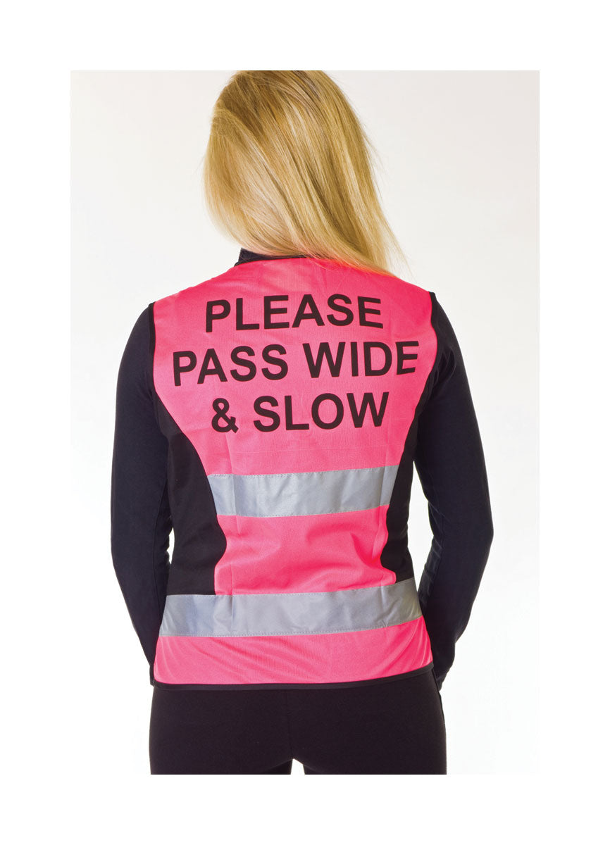 HYViz Reflective Waistcoat - Pass Wide and Slow image 1