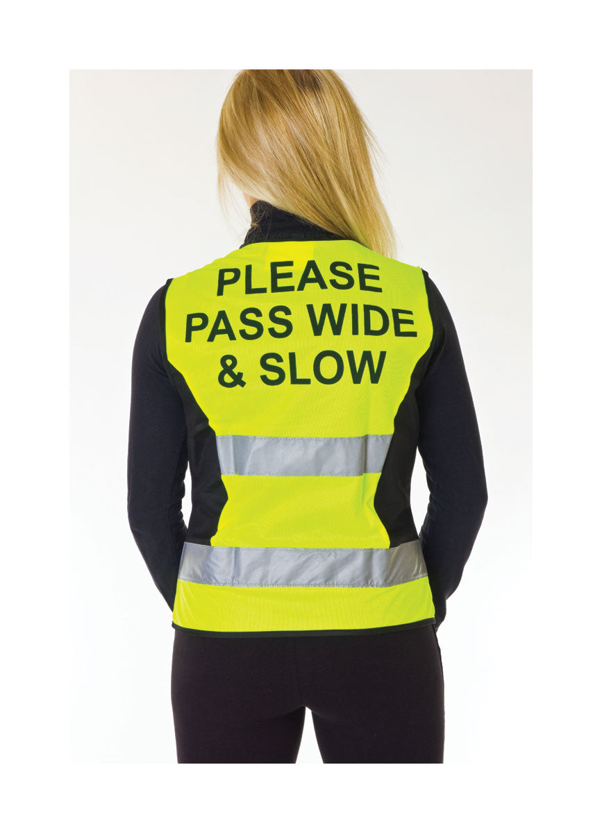 HYViz Reflective Waistcoat - Pass Wide and Slow image 2