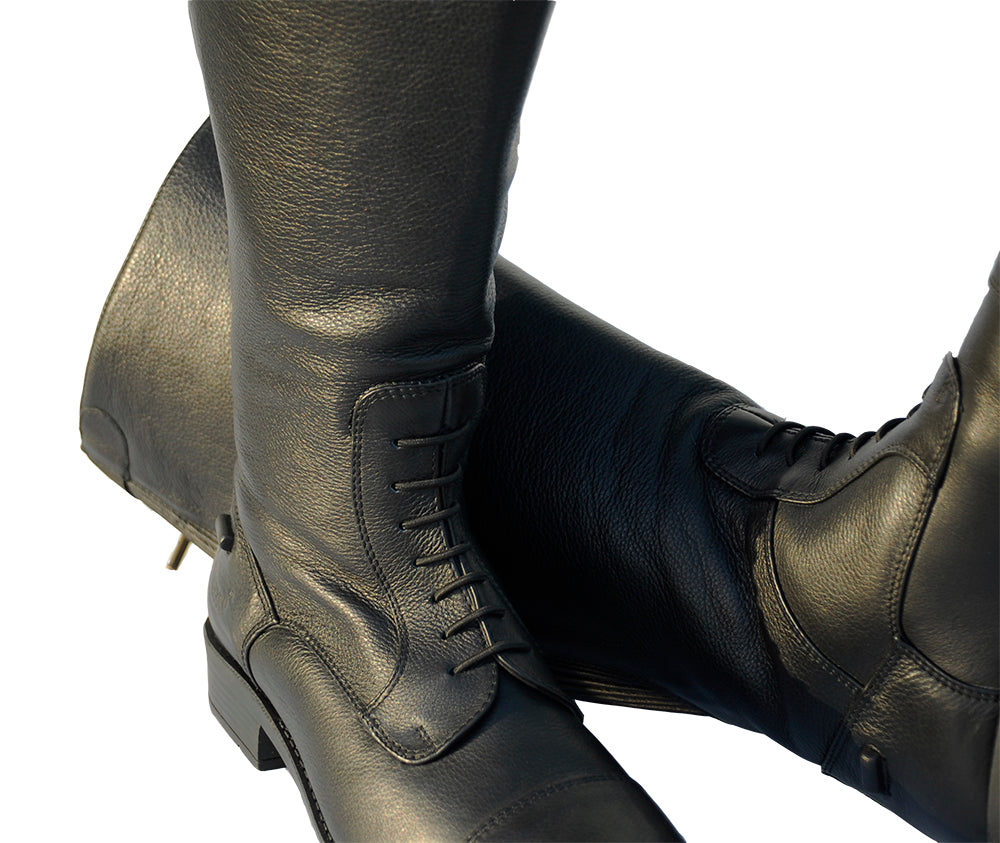 Rhinegold Elite Luxus Extra Wide Leather Riding Boot image 1