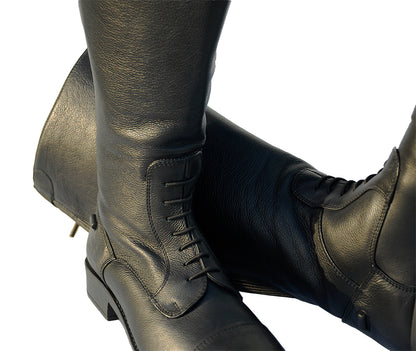 Rhinegold Elite Luxus Extra Wide Leather Riding Boot image 1