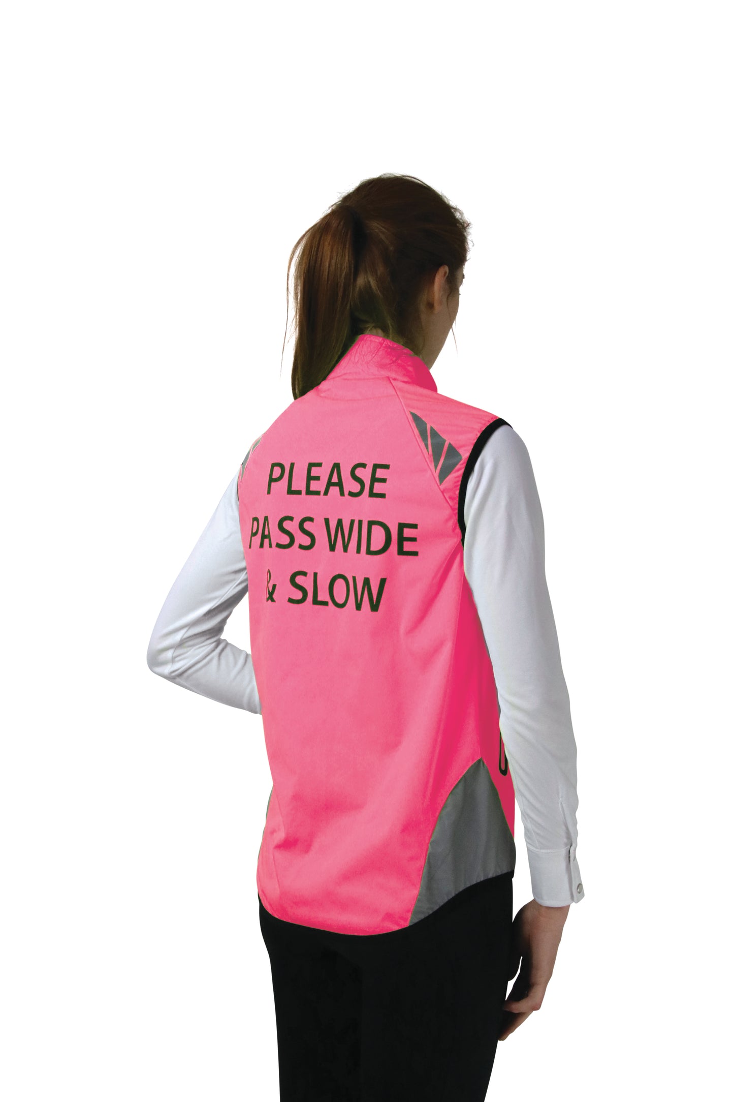 Reflector Gilet by Hy Equestrian - Pass Wide and Slow image 1