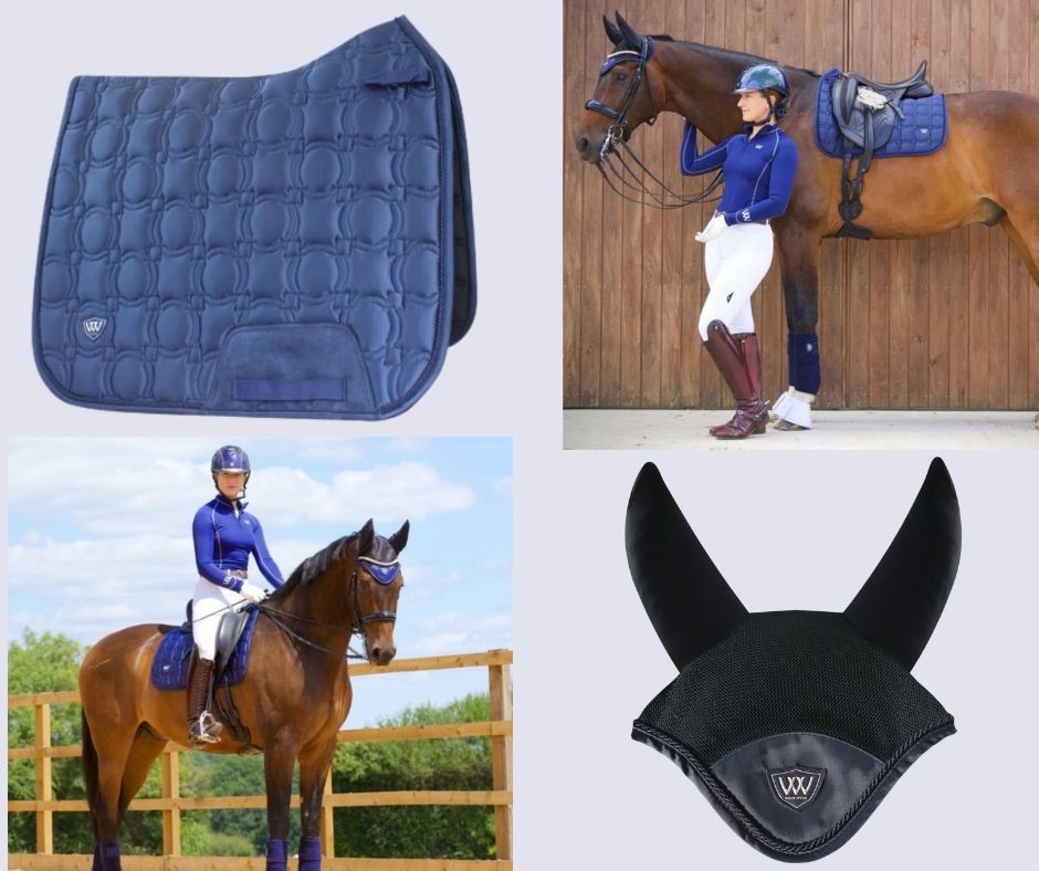 WOOF WEAR VISION DRESSAGE SADDLE PAD & FLY SET image 1