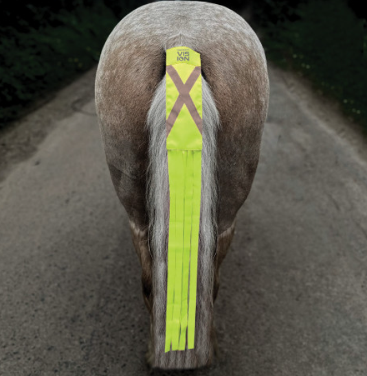 EQUETECH Hi-Vis Vision Horse Tail Streamers image 0