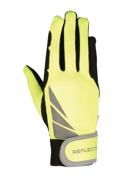 Hy Equestrian Reflector Riding Gloves