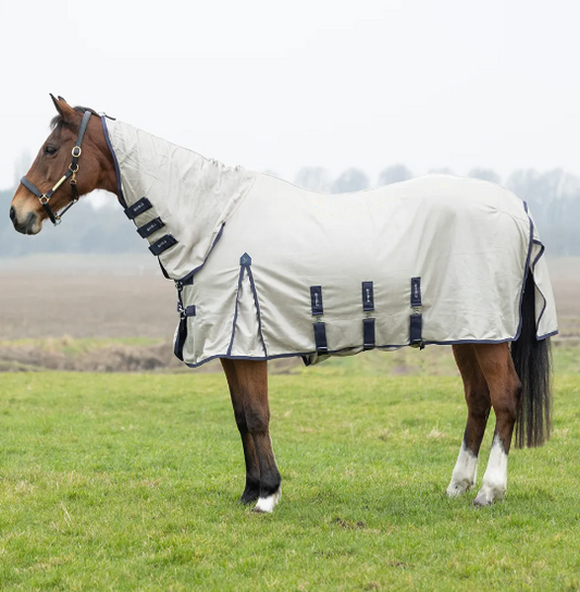 Hy Equestrian DefenceX Shield Rain-Repel Mesh Combi Fly Rug