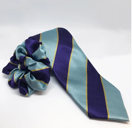 Equetech Junior Regal Striped Scrunchie