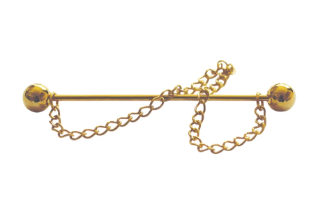 Equetech Crystal Showing Collar Pin Bar