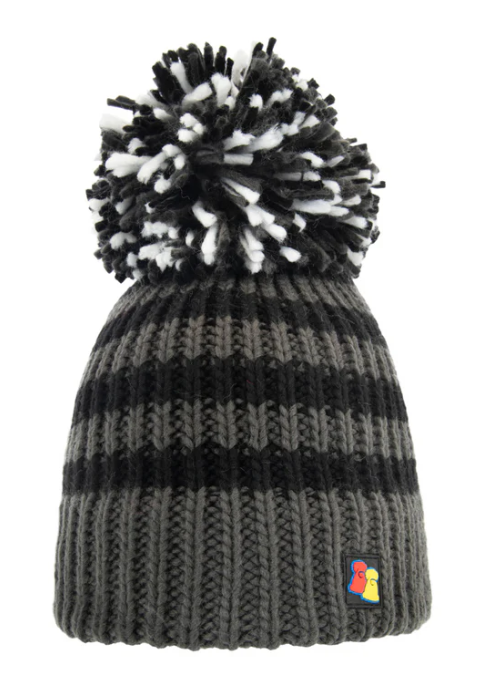 Bib Bobble Hat Shady Zebra