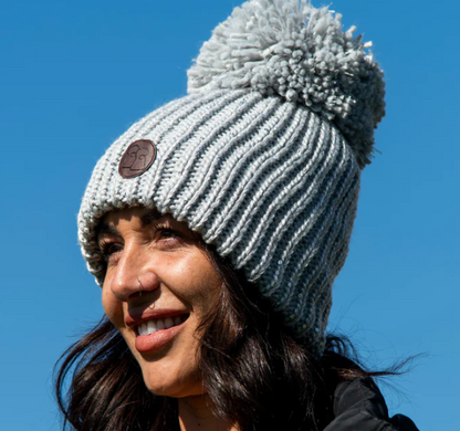 Bib Bobble Hat Iced Sparkle