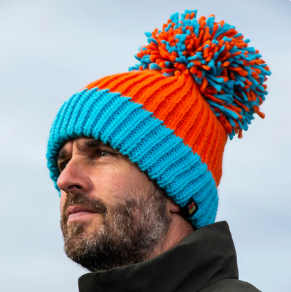Bib Bobble Hat Fiery Lagoon