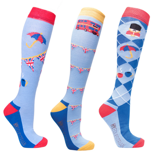 HY Equestrian London Socks ADULTS