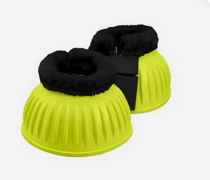Firefoot Rubber Overreach Boot with Fur Trim