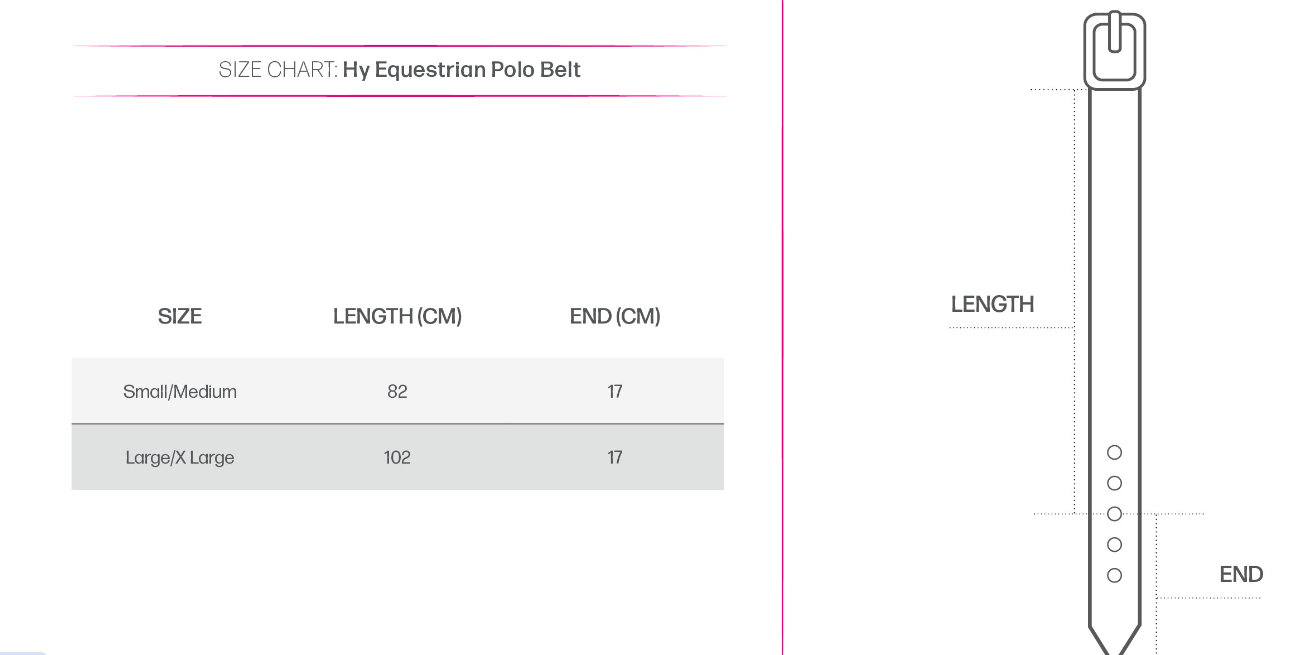 Hy Equestrian Synergy Collection Polo Belt