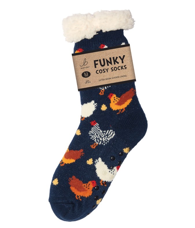 Bartleby Ladies Funky Cosy Socks -  Horse Head