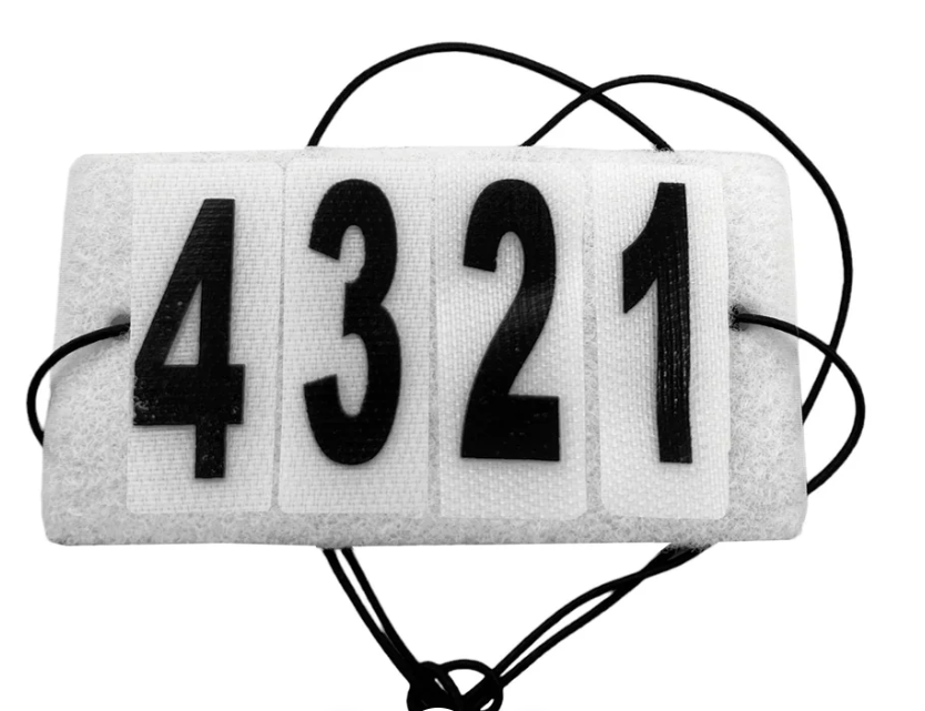 EQUETECH Easy Show Jacket Competition Numbers
