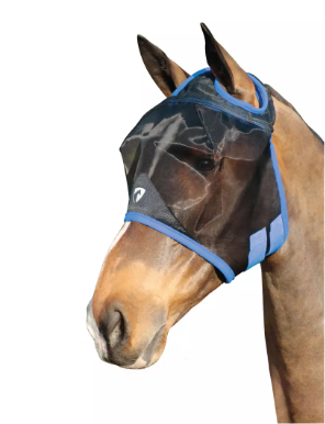 Hy Equestrian Mesh Half Mask without Ears