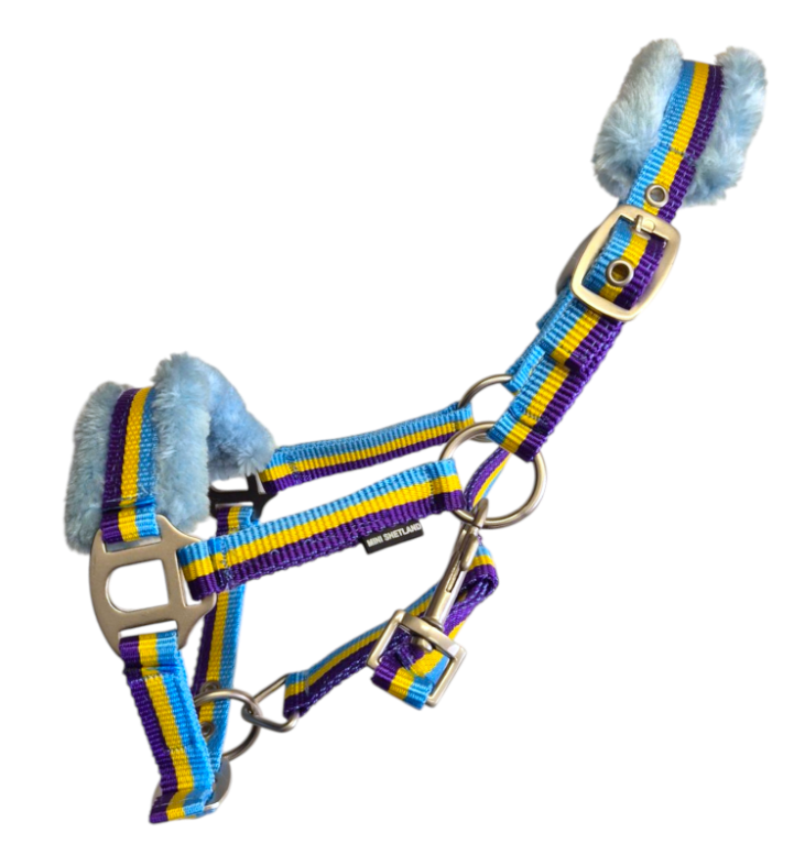 Mini Shetland Fluffy Halters - 6 colours