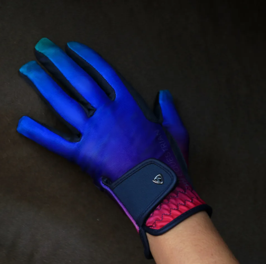 Hy Equestrian Ombre Riding Gloves