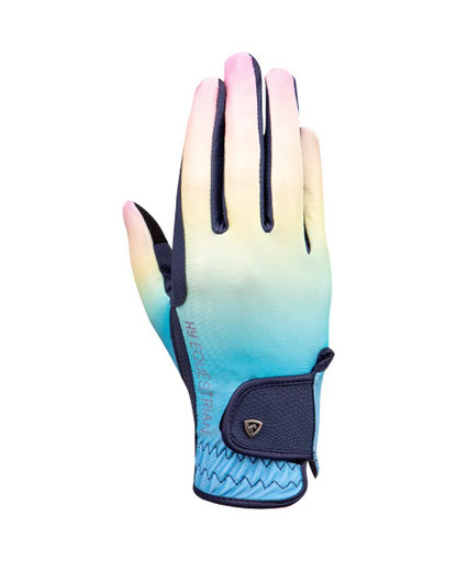 Hy Equestrian Ombre Riding Gloves