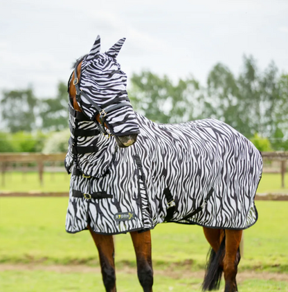 Hy Equestrian StormX Original Zebra Print Fly Rug