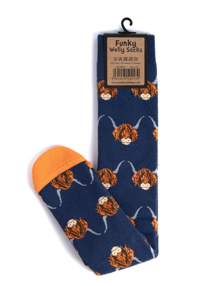 Bartleby Ladies Funky Welly Socks   7 Designs