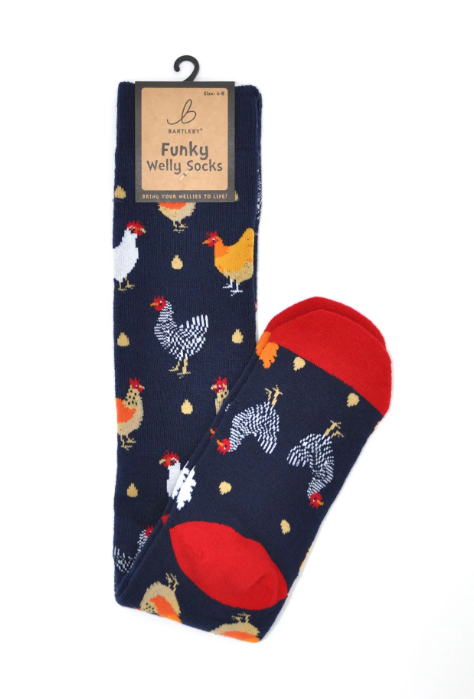 Bartleby Ladies Funky Welly Socks   7 Designs