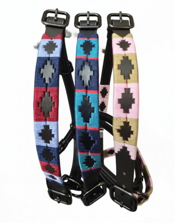 Polo Leather Headcollar with Black Nickel Fittings