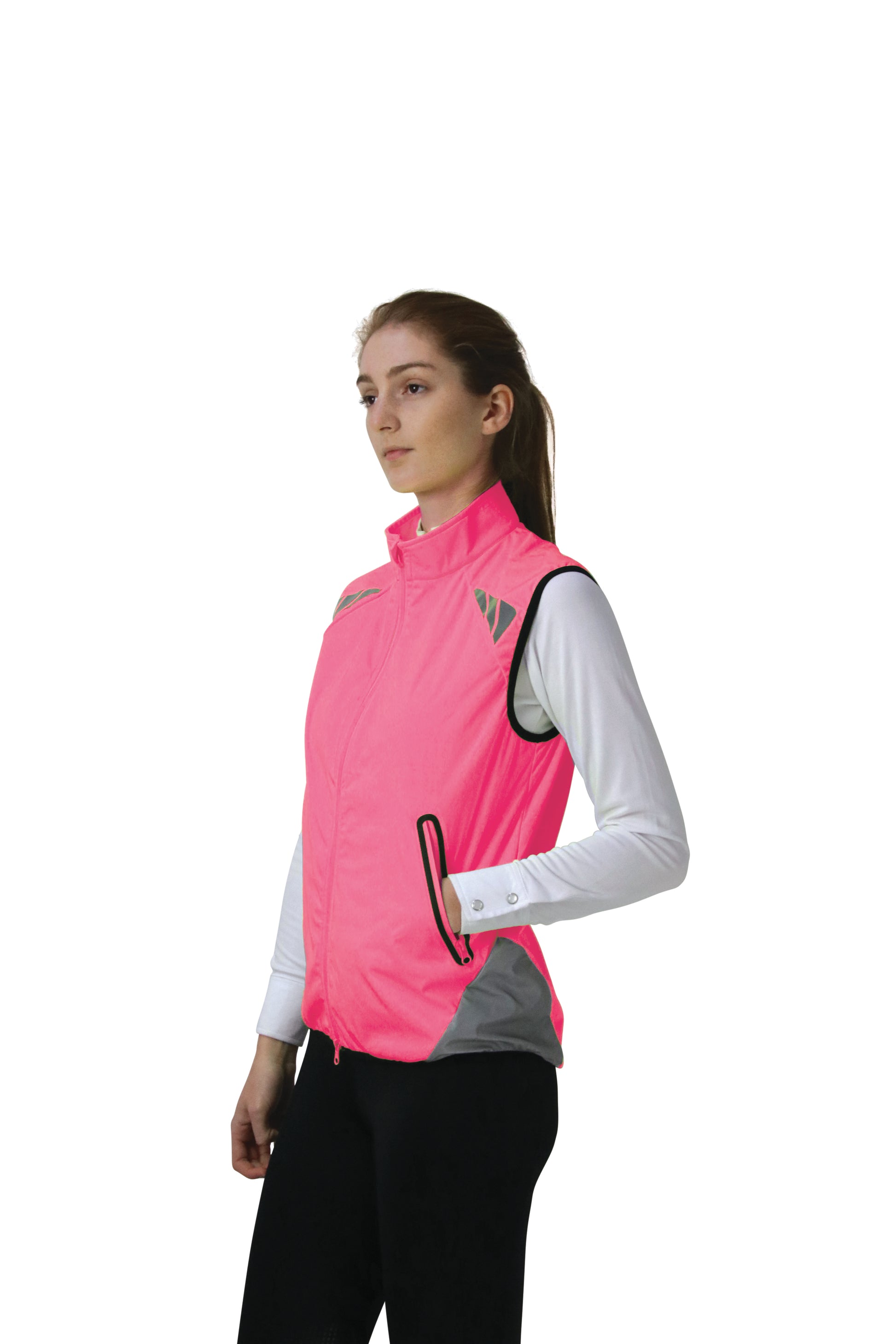 Reflector Gilet by Hy Equestrian - Pass Wide and Slow image 3