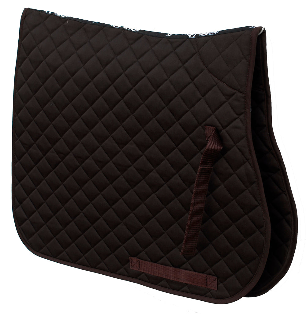 Rhinegold Cotton Quilted Saddle Pad image 2
