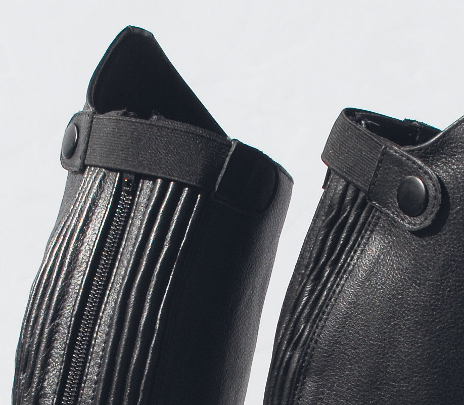 Rhinegold Elite Luxus Leather Riding Boot BLACK image 2
