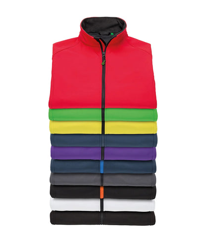 Women's printable softshell bodywarmer