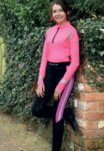 Hy Equestrian Reflector Riding Tights image 4