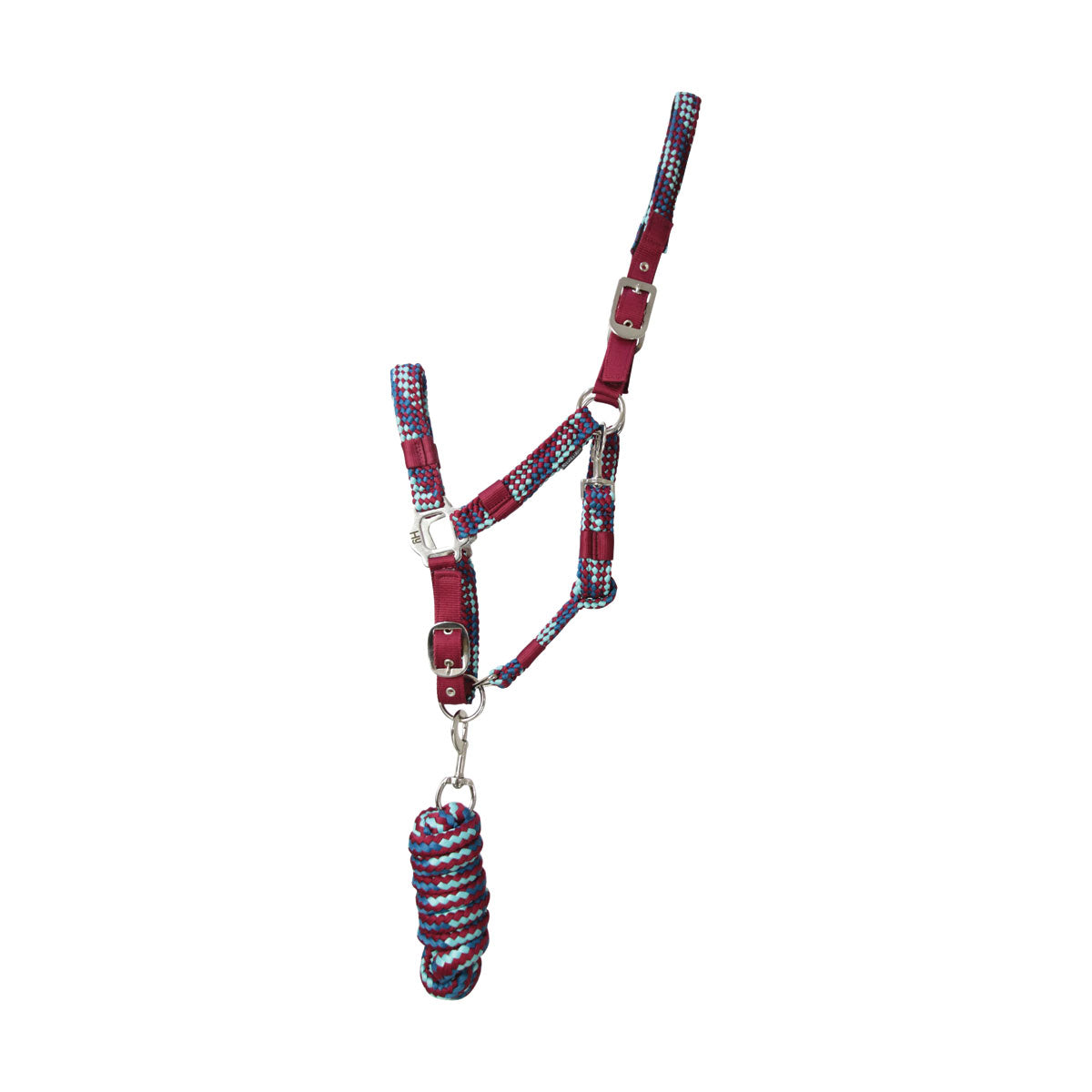 Hy Multicolour Adjustable Head Collar with Rope image 9